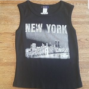 Pre 2001 New York sparkle skyline tank